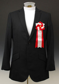 リボン胸章 大桔梗