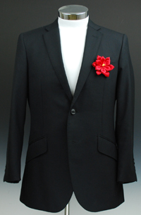 オリジナル胸章 サテン地桔梗(中)