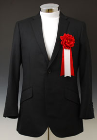 リボン胸章 中リボンバラ