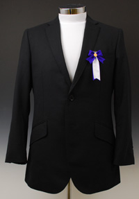 弔用・喪章 羽(紫)